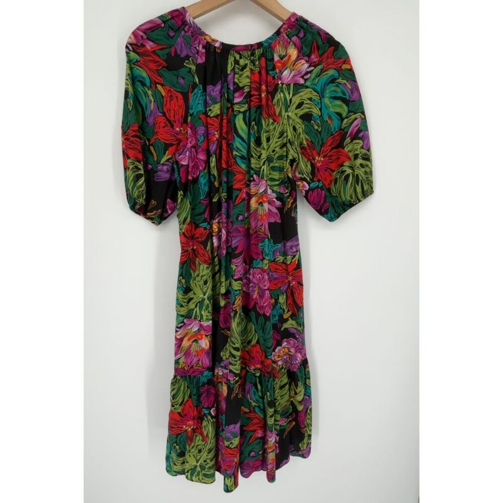 Hilo Hattie Floral Tiered Dress